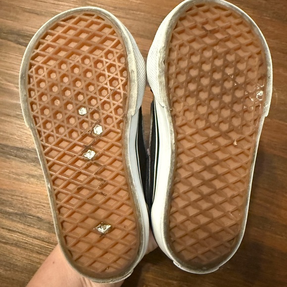 Toddler Girl VANS with Leopard Print and Heart and Back Zip Closure, size 5 - Picture 7 of 9